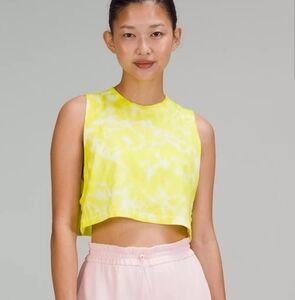 Lululemon All Yours Cropped Tank Top Size 8